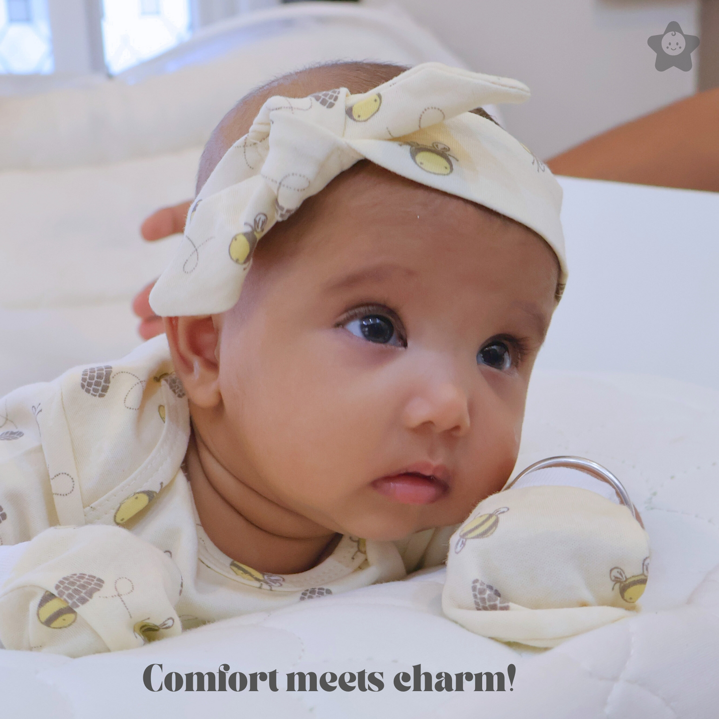 Artistry Headbands - Stretchable Free Size Headband with Bow Design - Made from Finest Cotton - Assorted Pack of 5