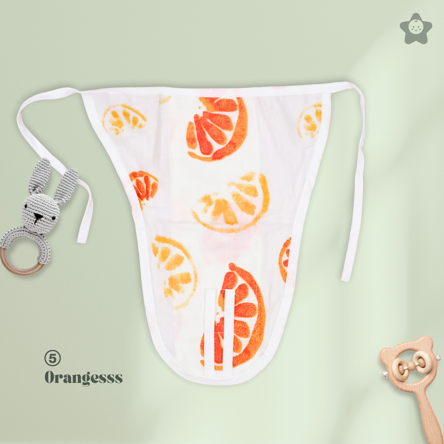 Kika Kiki Bliss Edition 100% Muslin Nappies - 100% Soft Cotton Langot (Pack of 6)