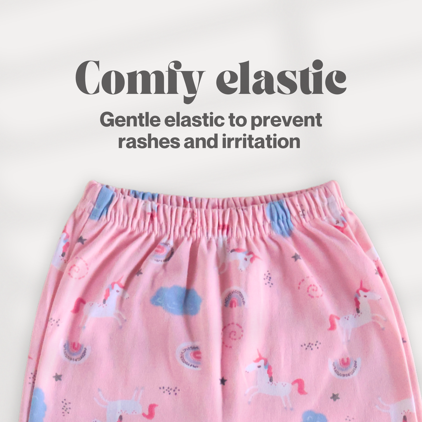 Unicorn Skies Co-ord set | 100% Ultra soft Knitted Cotton Baby Lounge wear (pack of 1)