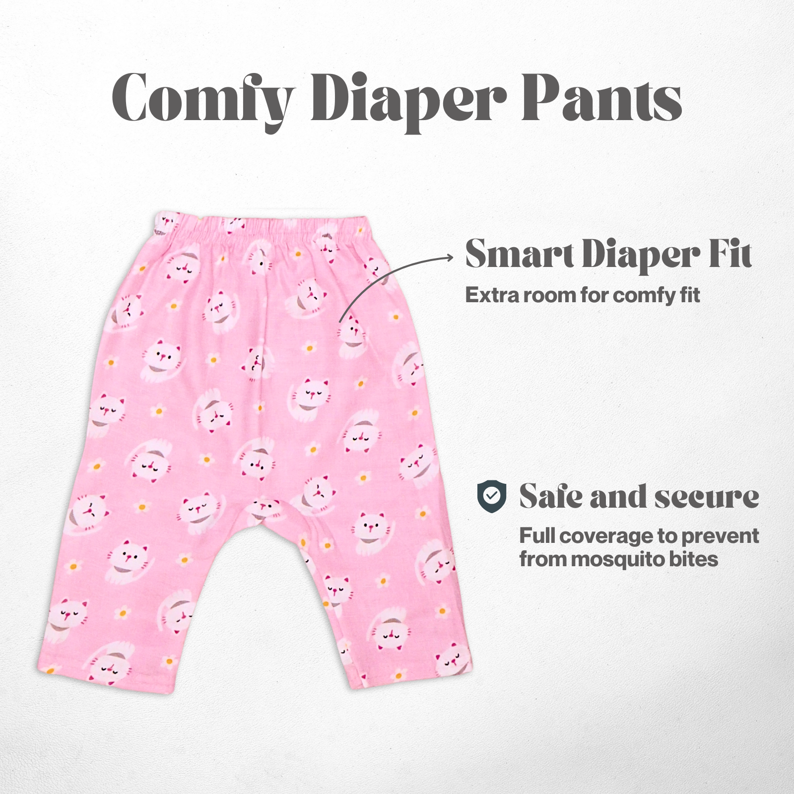Kika Kiki Kitty Bloom Muslin Co-ord set | 100% Ultra soft FInest Cotton Lounge wear (pack of 1)