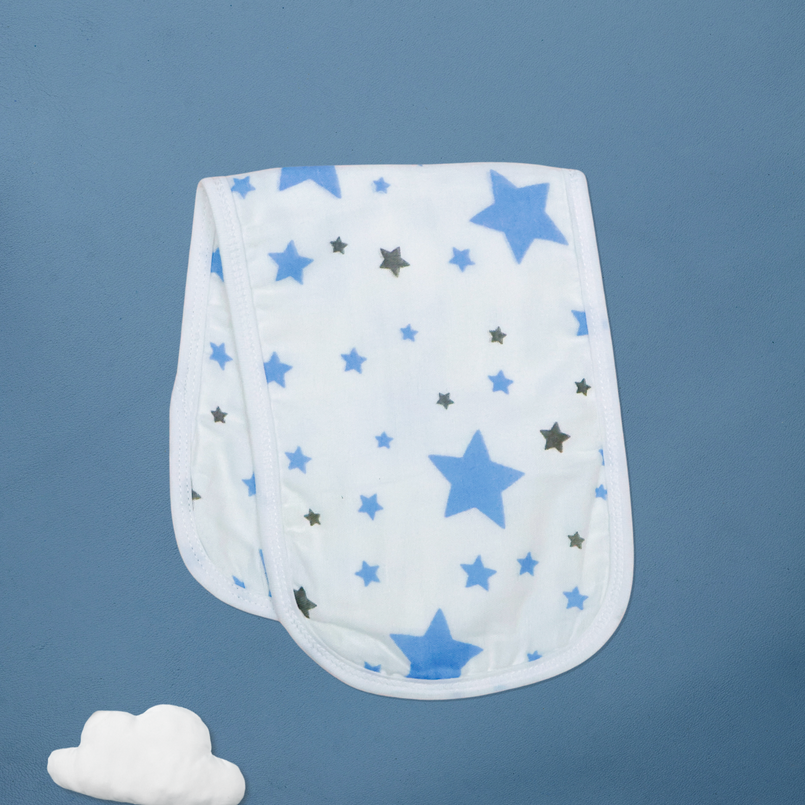 Kika Kiki Sky Twinkles prints Burp Cloth- 100% Soft Muslin Cotton (Pack of 3)