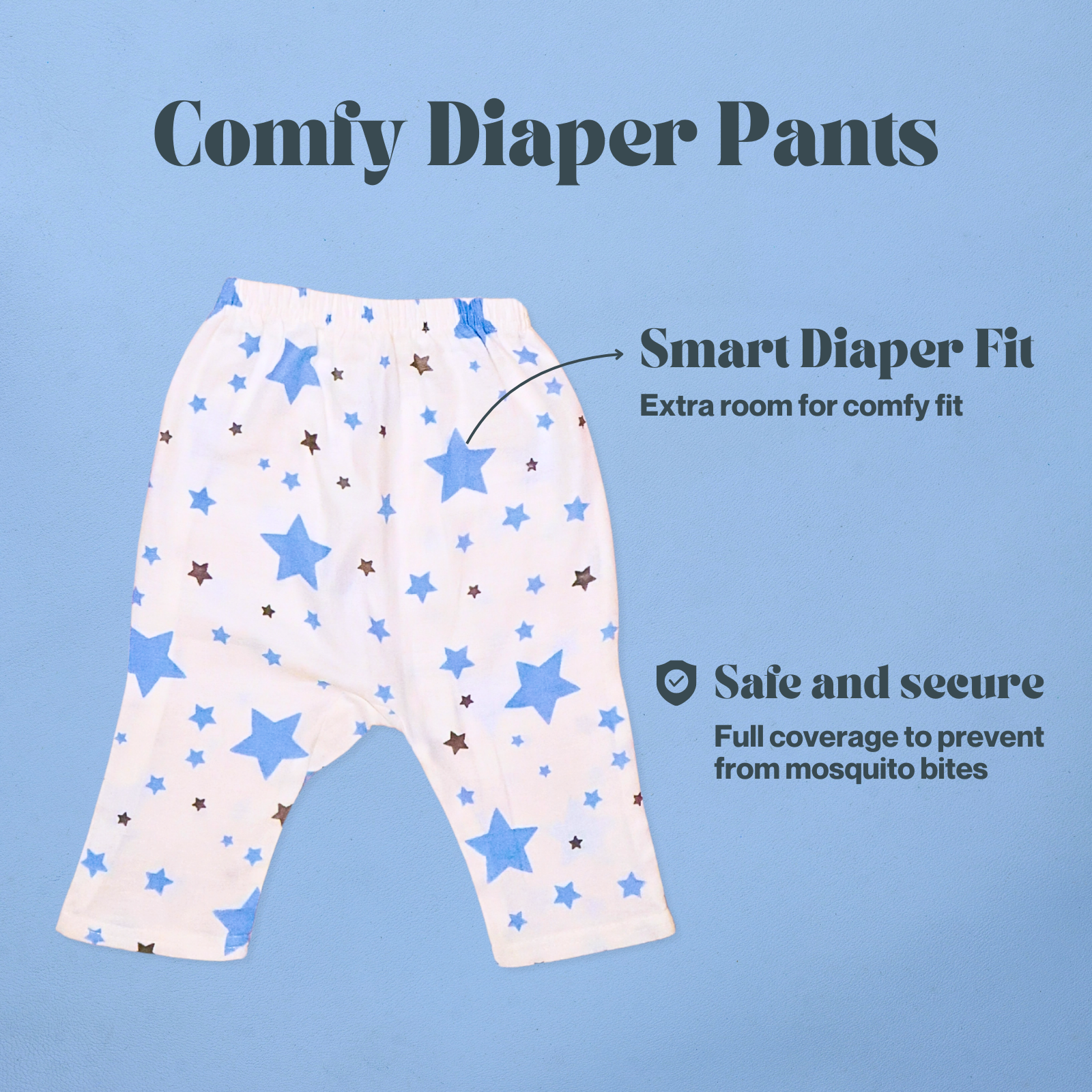 Kika Kiki Sky Twinkle Stars Muslin Co-ord set 100% Ultra soft Finest Cotton Lounge wear (pack of 1)