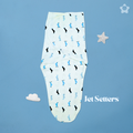 Kika Kiki Jet Setters Velcro Muslin Swaddle -100% Muslin Swaddle Wrapper (Pack of 1)