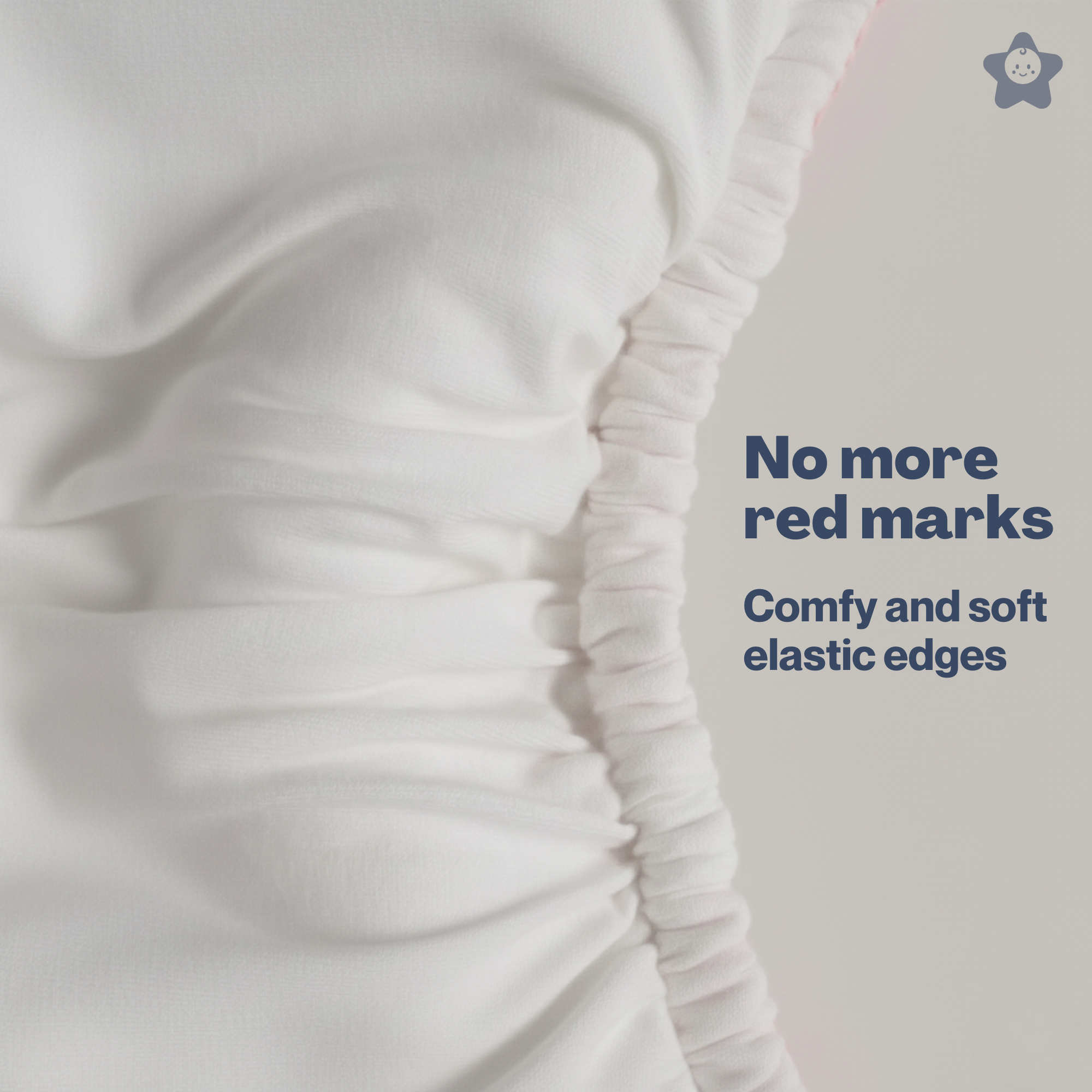 Kika Kiki Pink Stars Air Diaper | Organic Muslin Cotton Comfort for Babies