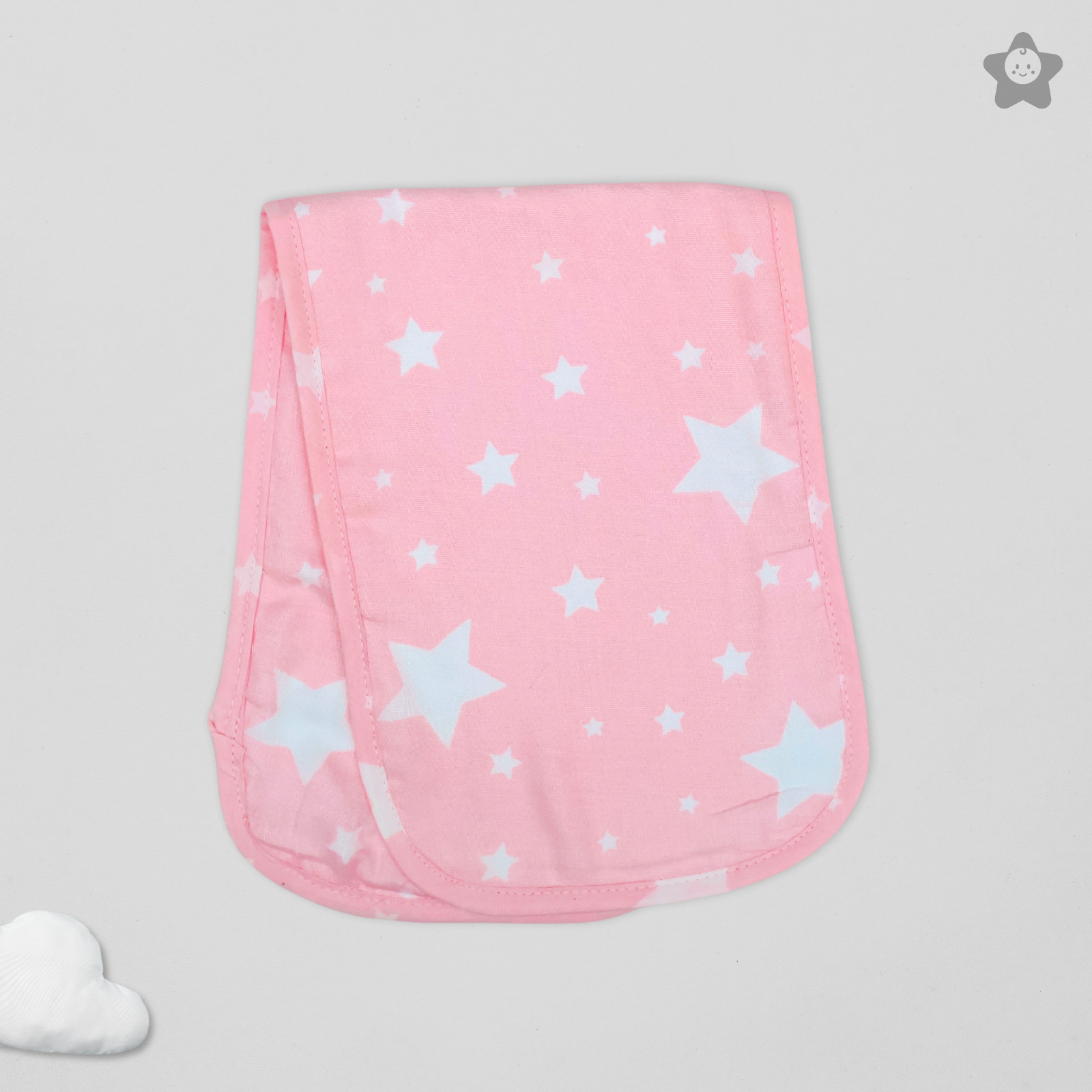 Kika Kiki Blossom Prints Burp Cloth- 100% Soft Muslin Cotton (Pack of 3)