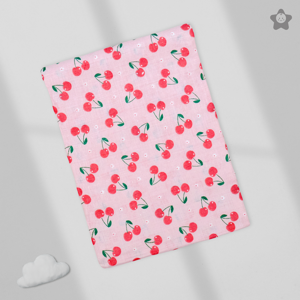 Kika Kiki Blossom Prints Muslin Swaddle Blanket - Ultra soft 100% Muslin Cotton Swaddle Wrapper (pack of 3)