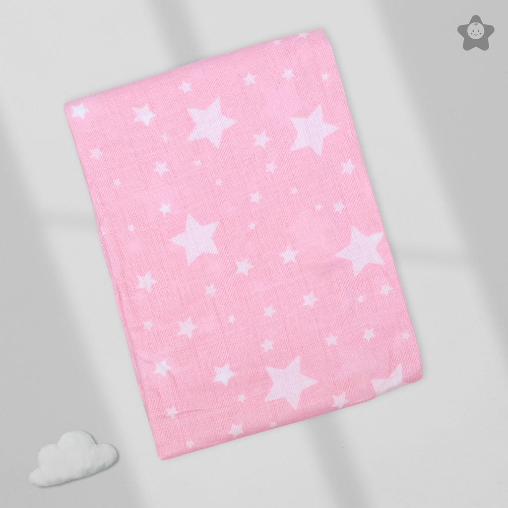 Kika Kiki Blossom Prints Muslin Swaddle Blanket - Ultra soft 100% Muslin Cotton Swaddle Wrapper (pack of 3)