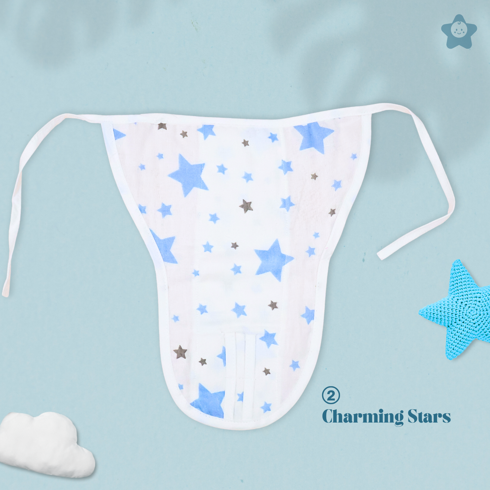 Kika Kiki Boho Sky Edition 100% Muslin Nappies - 100% Soft Cotton Langot (Pack of 6)