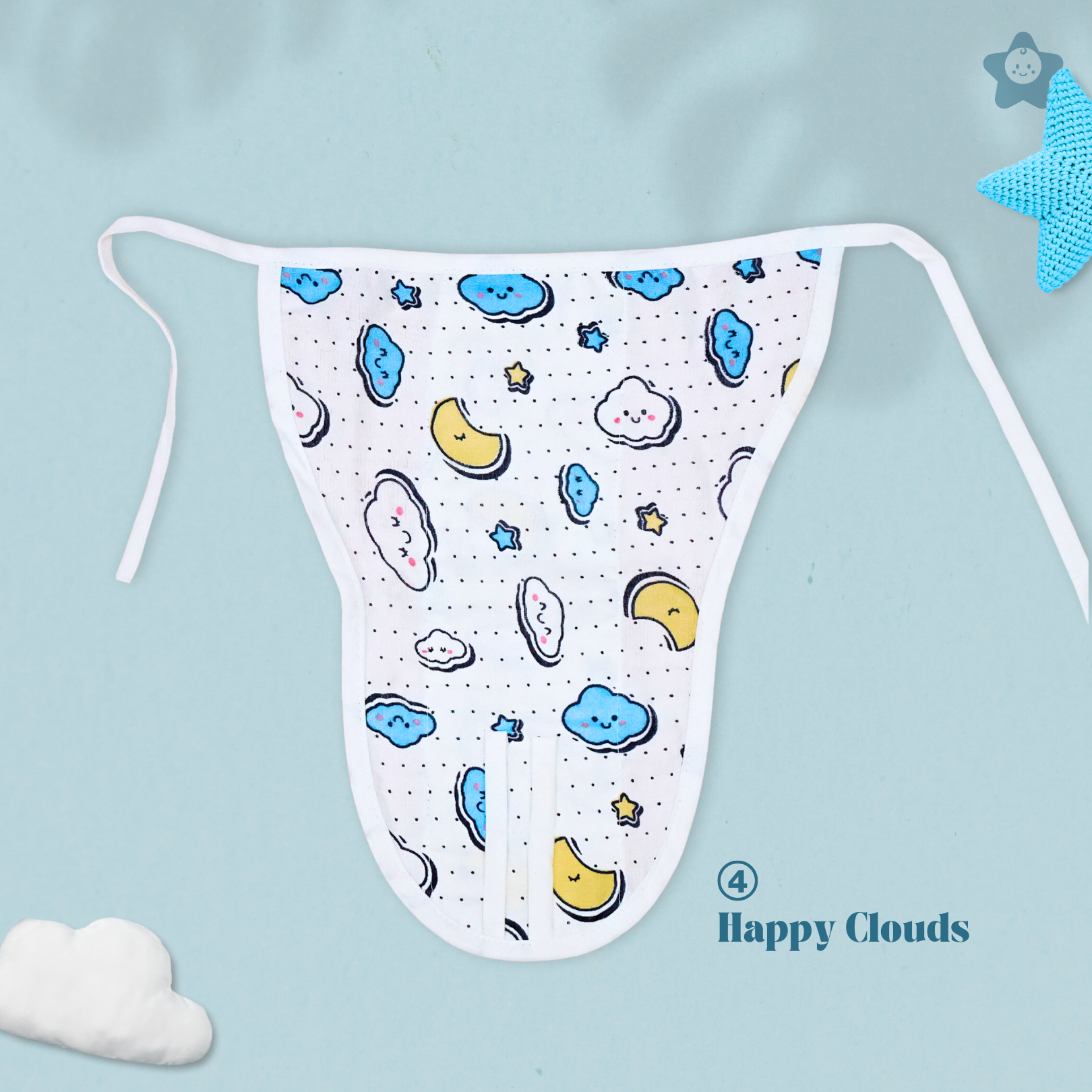 Kika Kiki Boho Sky Edition 100% Muslin Nappies - 100% Soft Cotton Langot (Pack of 6)