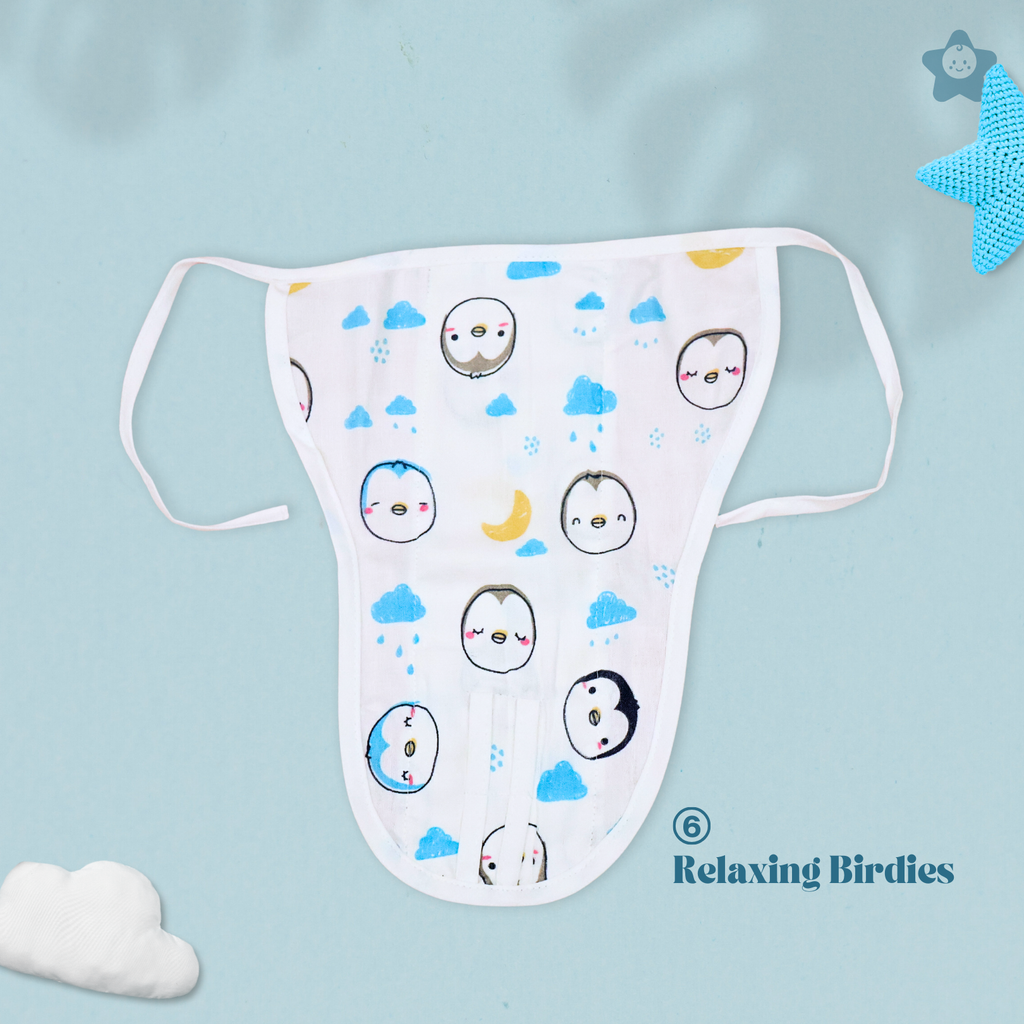 Kika Kiki Boho Sky Edition 100% Muslin Nappies - 100% Soft Cotton Langot (Pack of 6)