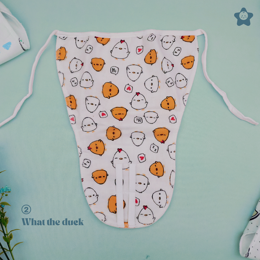 Kika Kiki Buddy Boho Muslin Padded Nappies - 100% Soft Cotton Langot (Pack of 3)