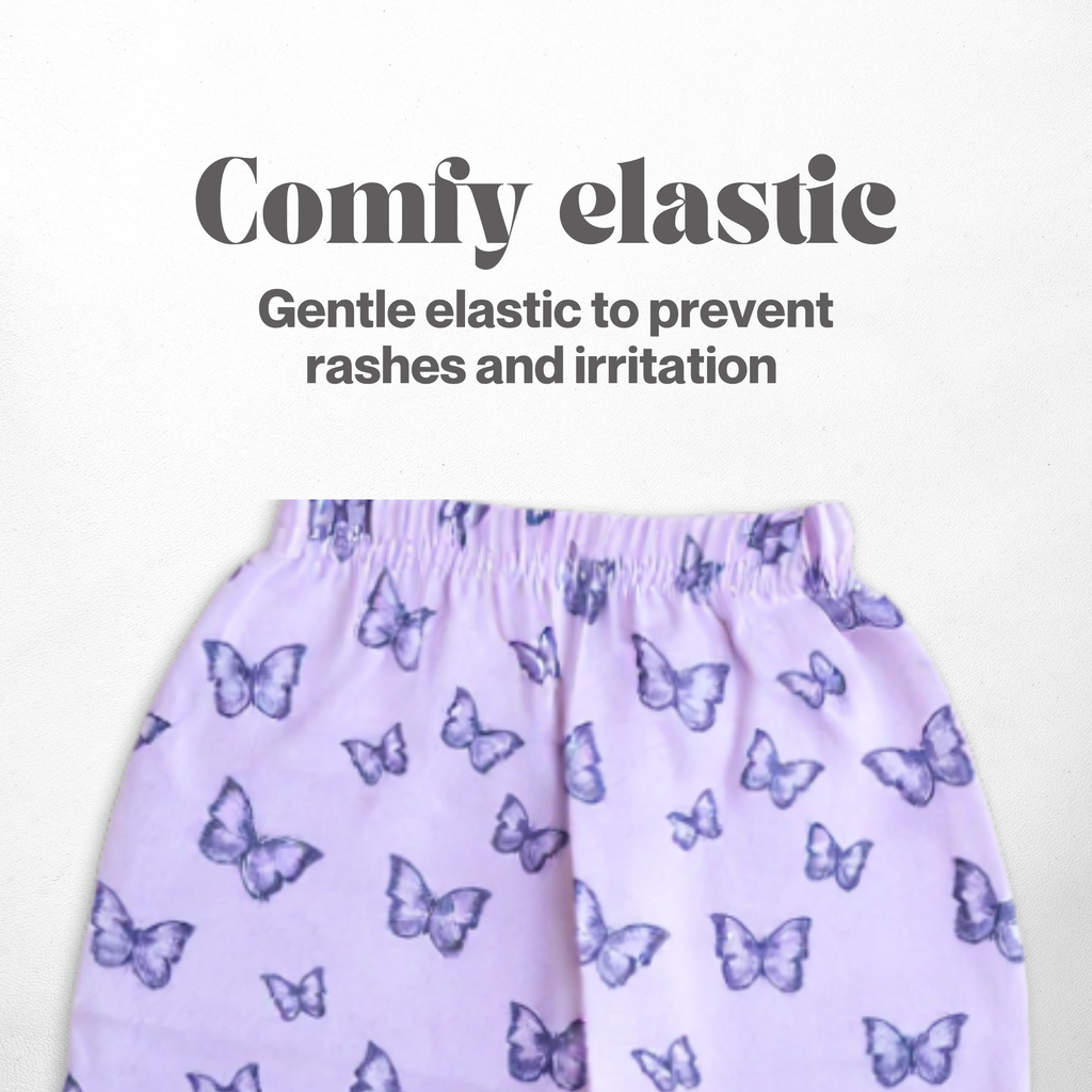 Kika Kiki Butterfly Muslin Co-ord set | 100% Ultra soft Finest Cotton Lounge wear (pack of 1)