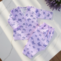 Kika Kiki Butterfly Muslin Co-ord set | 100% Ultra soft Finest Cotton Lounge wear (pack of 1)