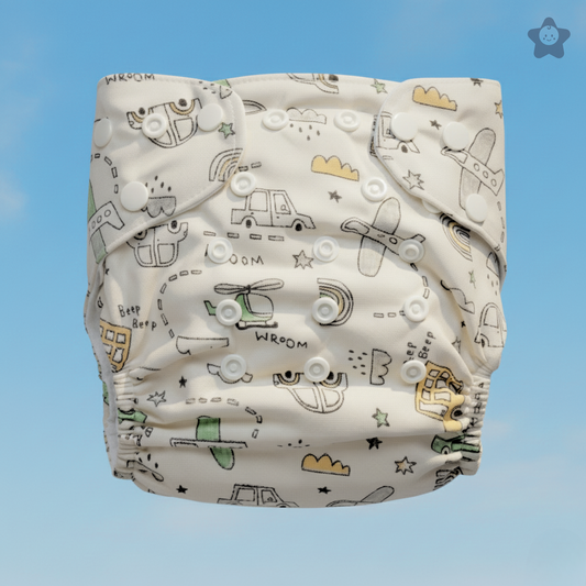 City Life Air Diaper | Organic Muslin Cotton Comfort for Babies