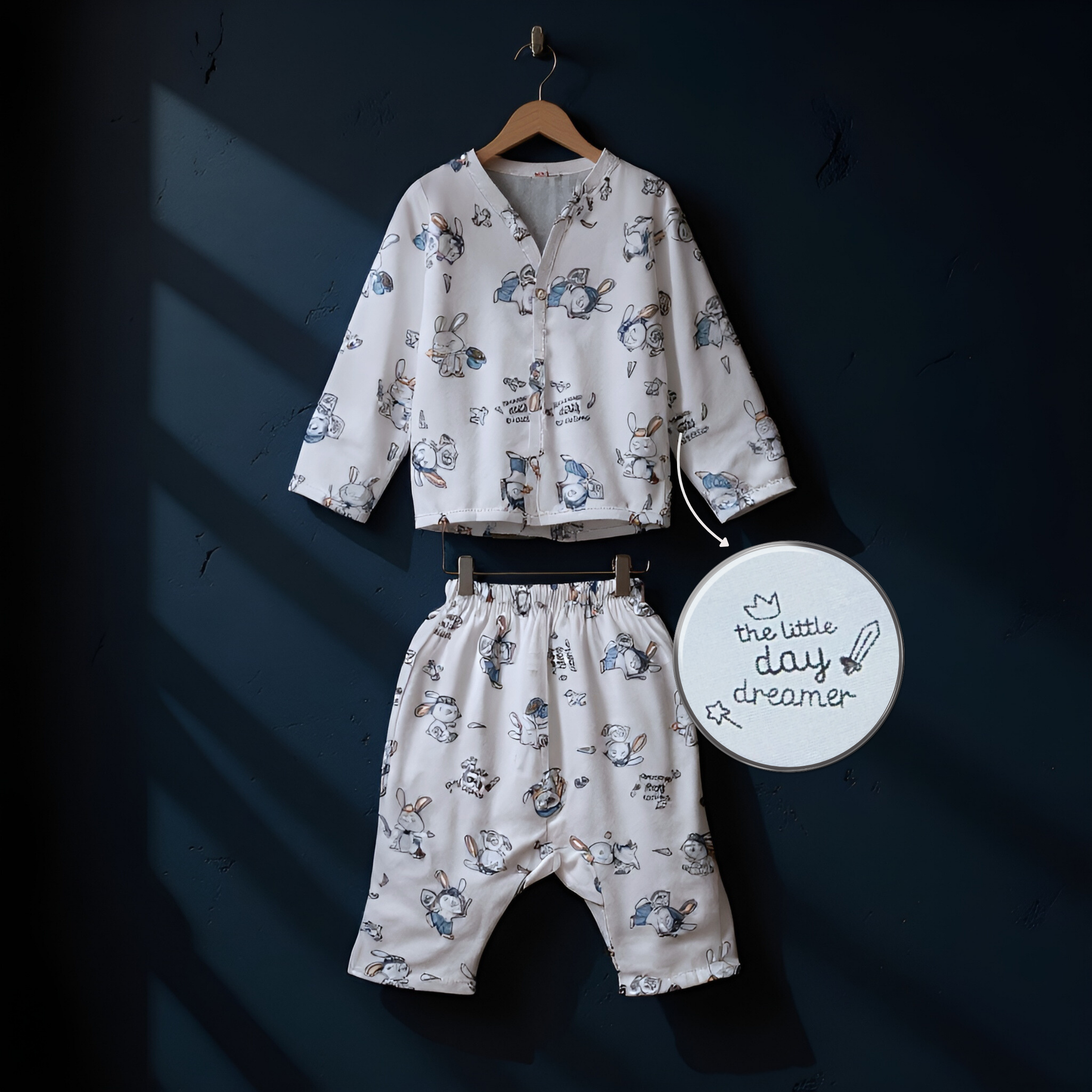 Kika Kiki Day Dreamer Muslin Co-ord set | 100% Ultra soft Finest Cotton Lounge wear (pack of 1)