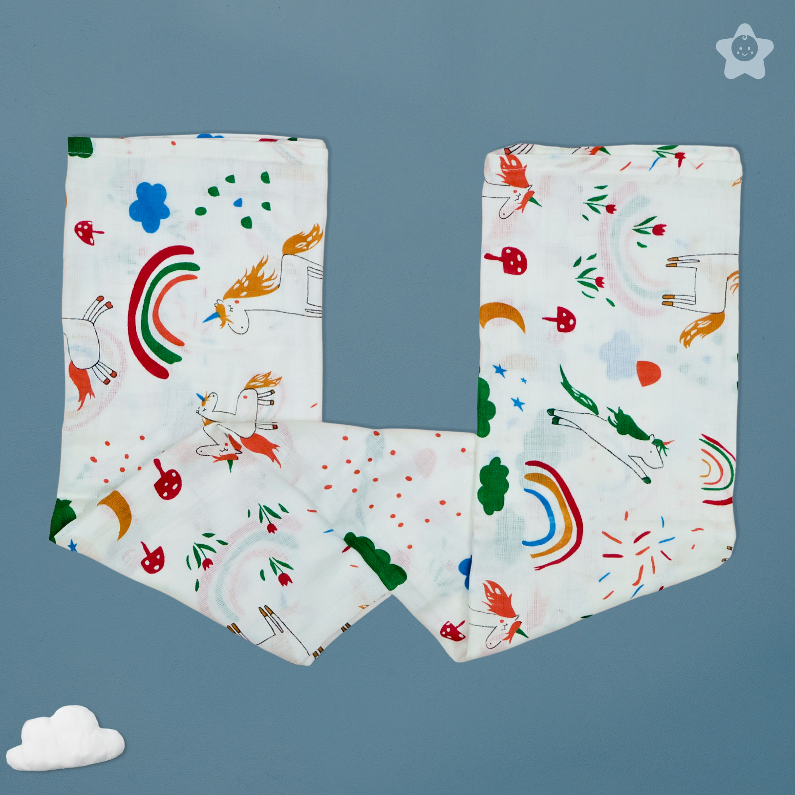 Kika Kiki Forest Muslin Swaddle Blanket - Ultra soft 100% Muslin Cotton Swaddle Wrapper (pack of 3)