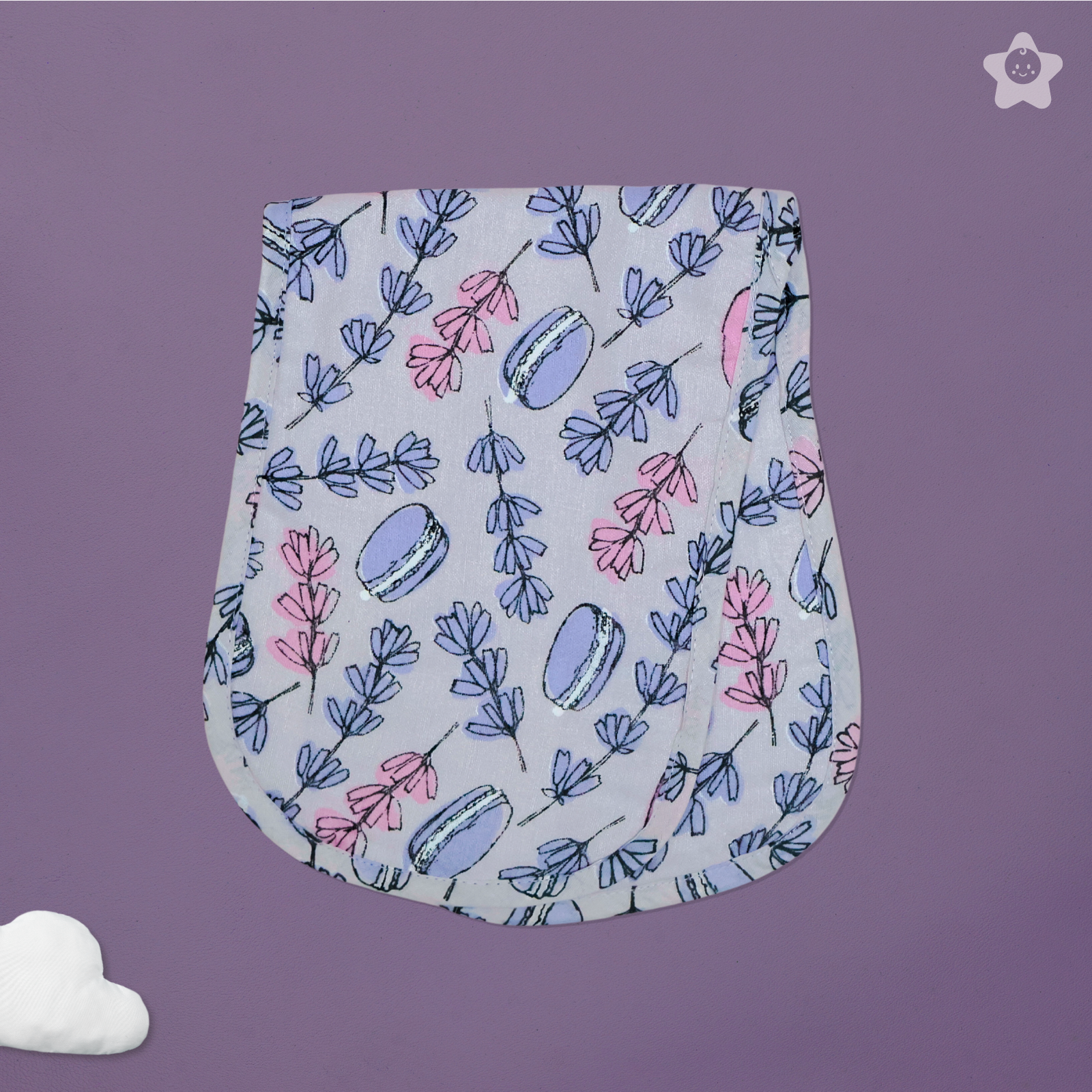 Kika Kiki Grey Shades Burp Cloth- 100% Soft Muslin Cotton (Pack of 3)