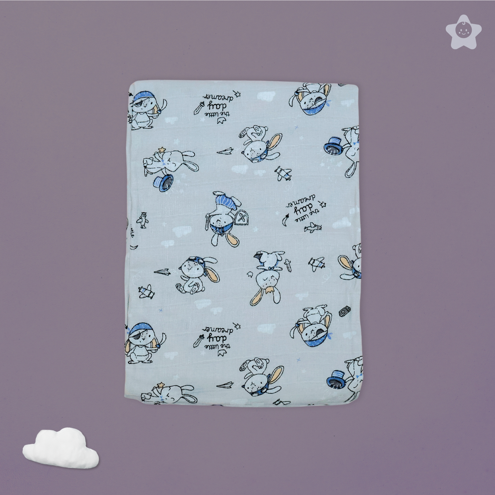 Kika Kiki Grey Shades Muslin Swaddle Blanket - Ultra soft 100% Muslin Cotton Swaddle Wrapper (pack of 3)