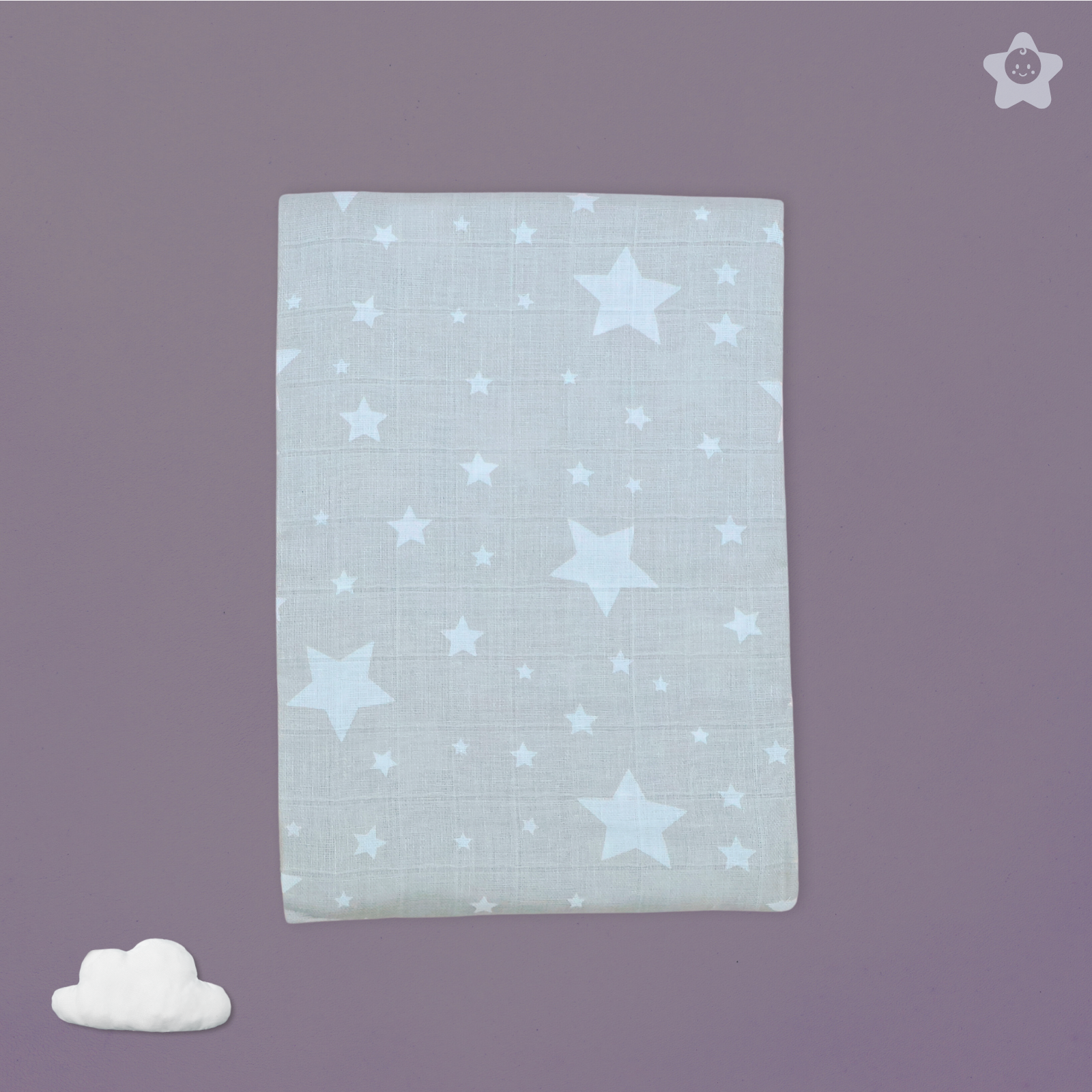 Kika Kiki Grey Shades Muslin Swaddle Blanket - Ultra soft 100% Muslin Cotton Swaddle Wrapper (pack of 3)