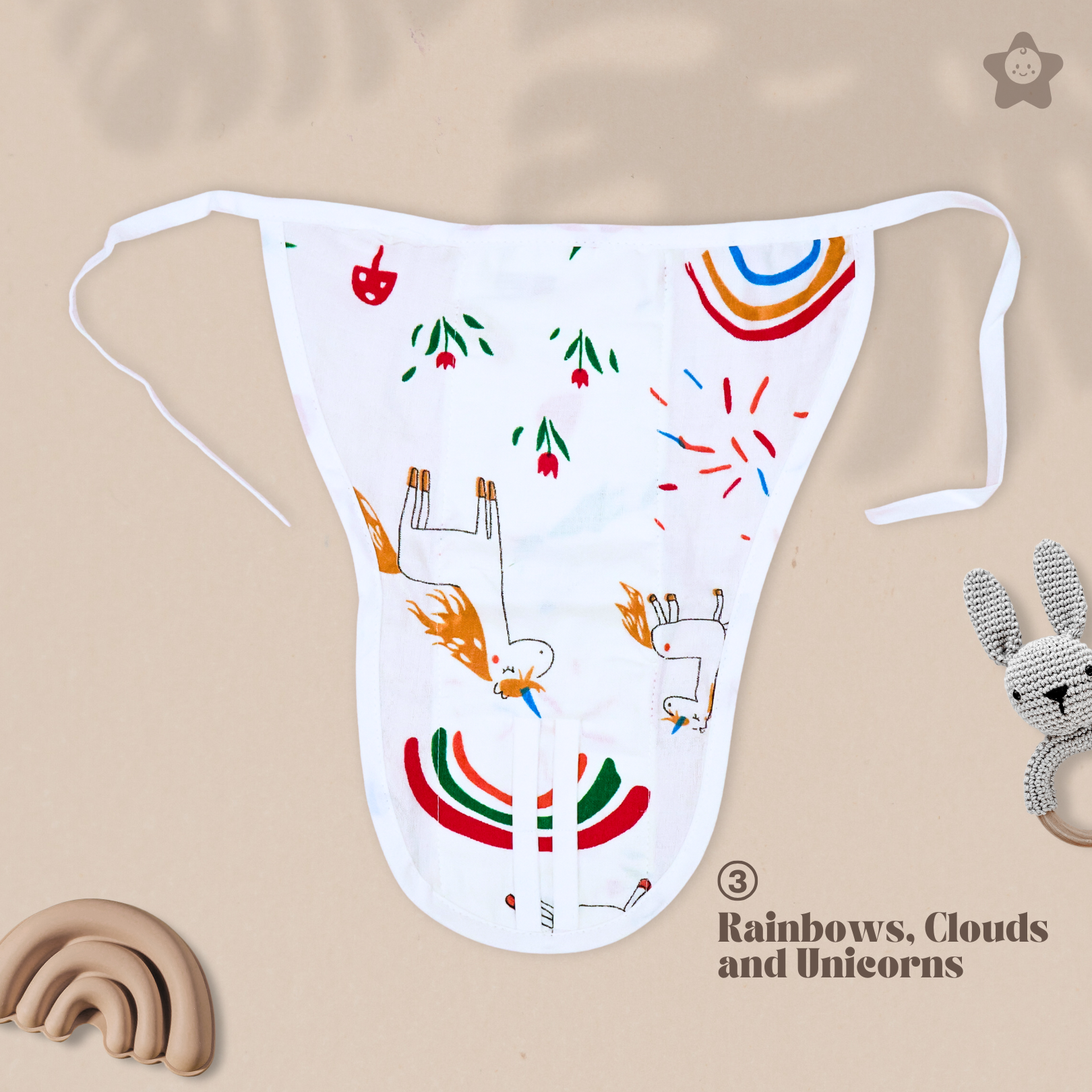 Kika Kiki Jungle Edition 100% Muslin Nappies - 100% Soft Cotton Langot (Pack of 5)