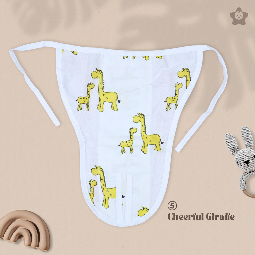 Kika Kiki Jungle Edition 100% Muslin Nappies - 100% Soft Cotton Langot (Pack of 5)