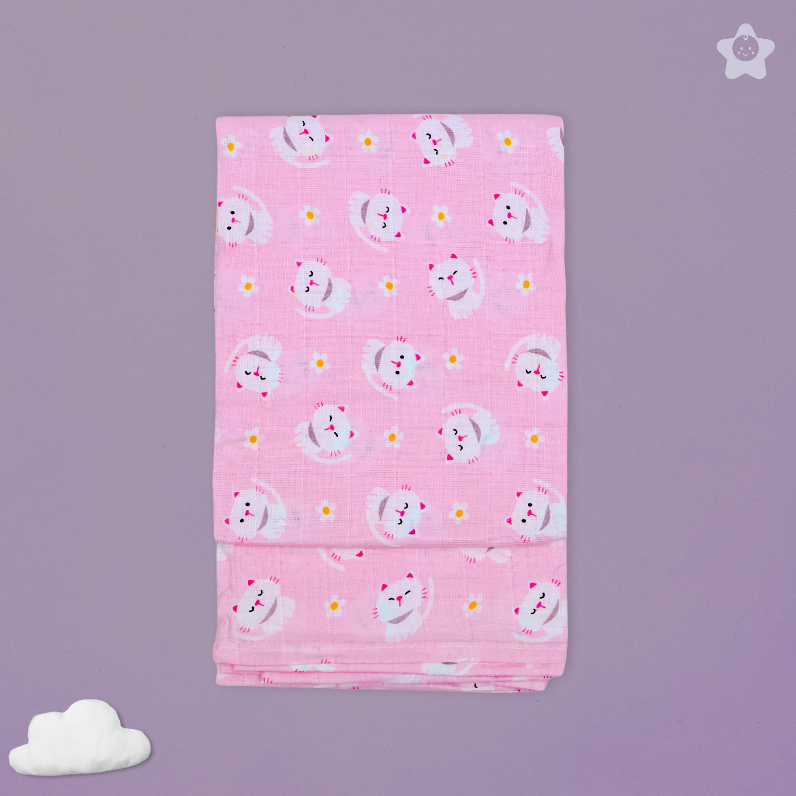 Kika Kiki Sage Prints Muslin Swaddle Blanket - Ultra soft 100% Muslin Cotton Swaddle Wrapper (pack of 3)