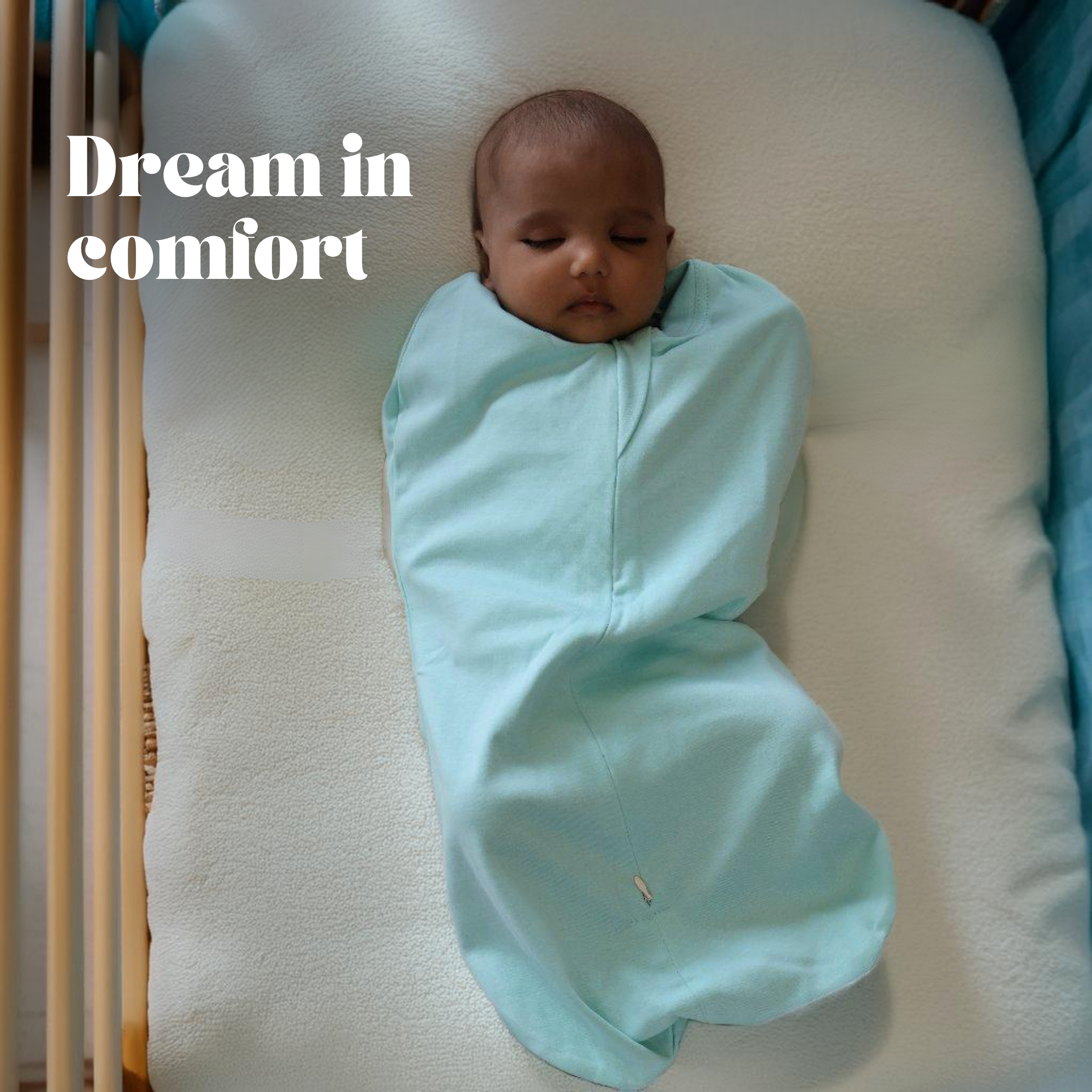 Kika Kiki Sleeping Pods Swaddle For New Born Babies - arms up design