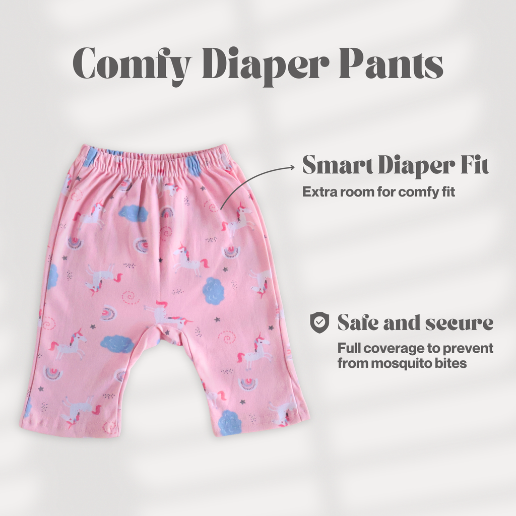 Kika Kiki Unicorn Skies Co-ord set | 100% Ultra soft Knitted Cotton Baby Lounge wear (pack of 1)