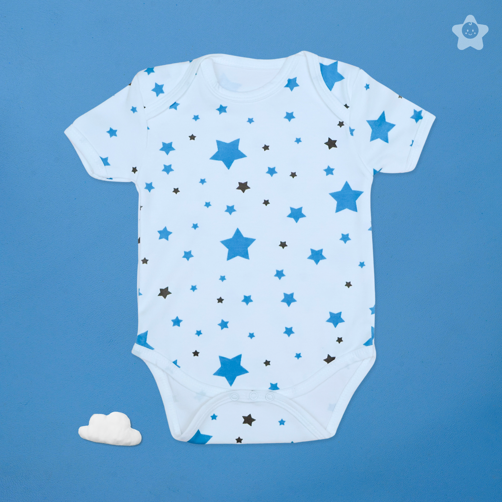 Kika Kiki Sky Explorer BodySuits - 100% Ultra Soft Knitted Cotton Unisex Onesies (Pack of 2)